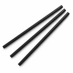 Black Paper Straw 5.5" - 250 Pack