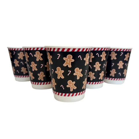 Festive Gingerbread Man Cups In Stock at Tiki Packaging!