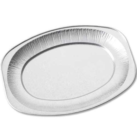 14" Foil Platters Oval 100pk