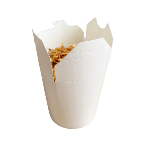 White - Round Food Pail 32oz - 500Pk