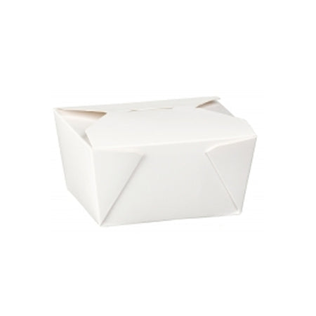 No 1 Dispo Deli Food Box - WHITE - 450 Pack