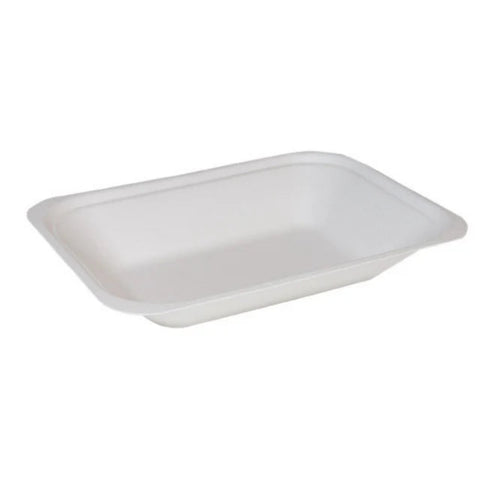 Bagasse Chip Tray Small - 500pk -(164x126x30mm)