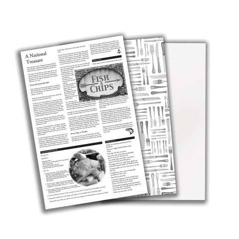 Cutlery Greaseproof Paper 10 x 17" (25.5 x 42cm) - Pack 1