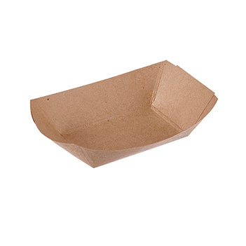 Small Kraft Food Tray 1lb 1000pk