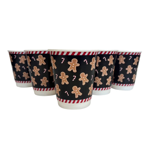 Gingerbread Man Christmas Cup 8oz 500pk