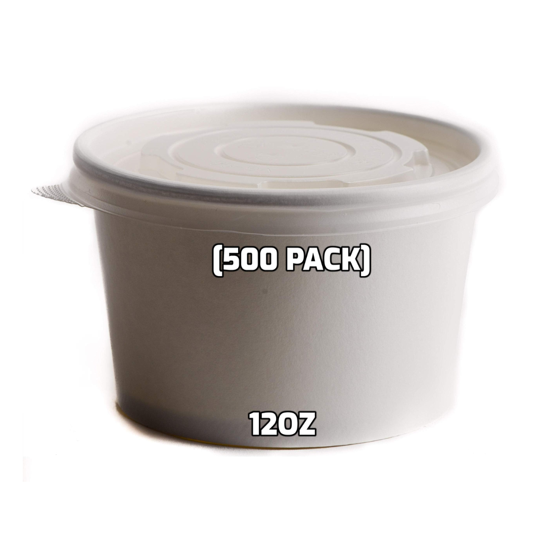 Container Powder Soup Heavy Duty Soup Container 12oz White 500pk – Tiki Packaging