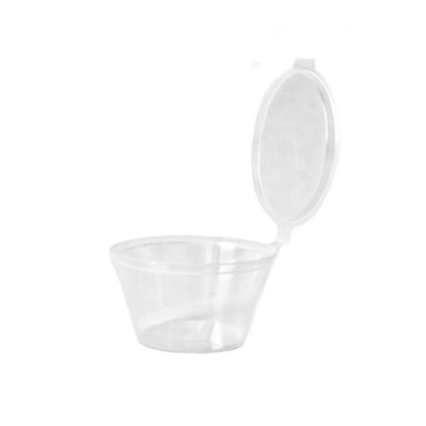 Hinged Sauce Cup/Pot 1oz 1000pk