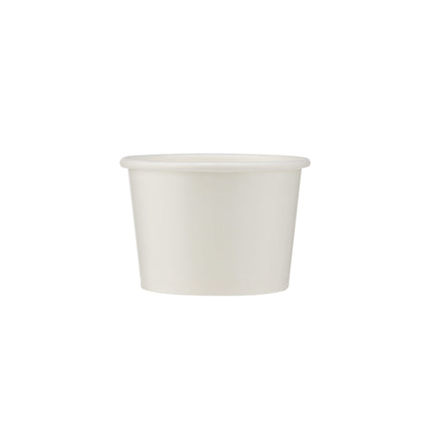 4oz (1 Scoop) Ice Cream Tub 1000Pk - Plain