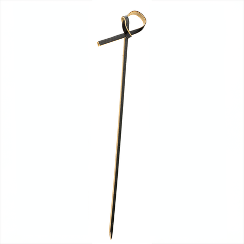 Bamboo Black Knotted Skewer 4.75" (12cm) - Pack 1