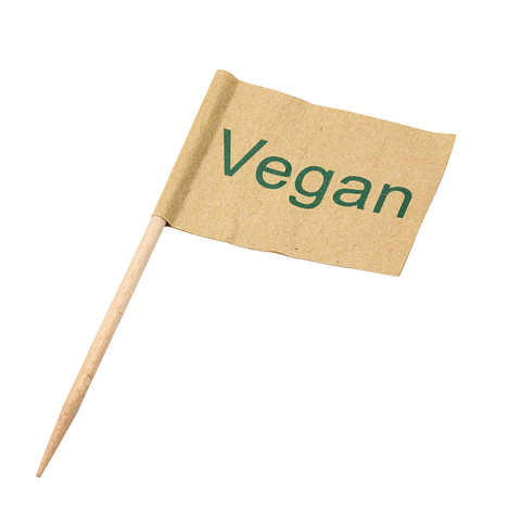 Vegan Flag Skewer 2.5" (6.5cm) - Pack 1000