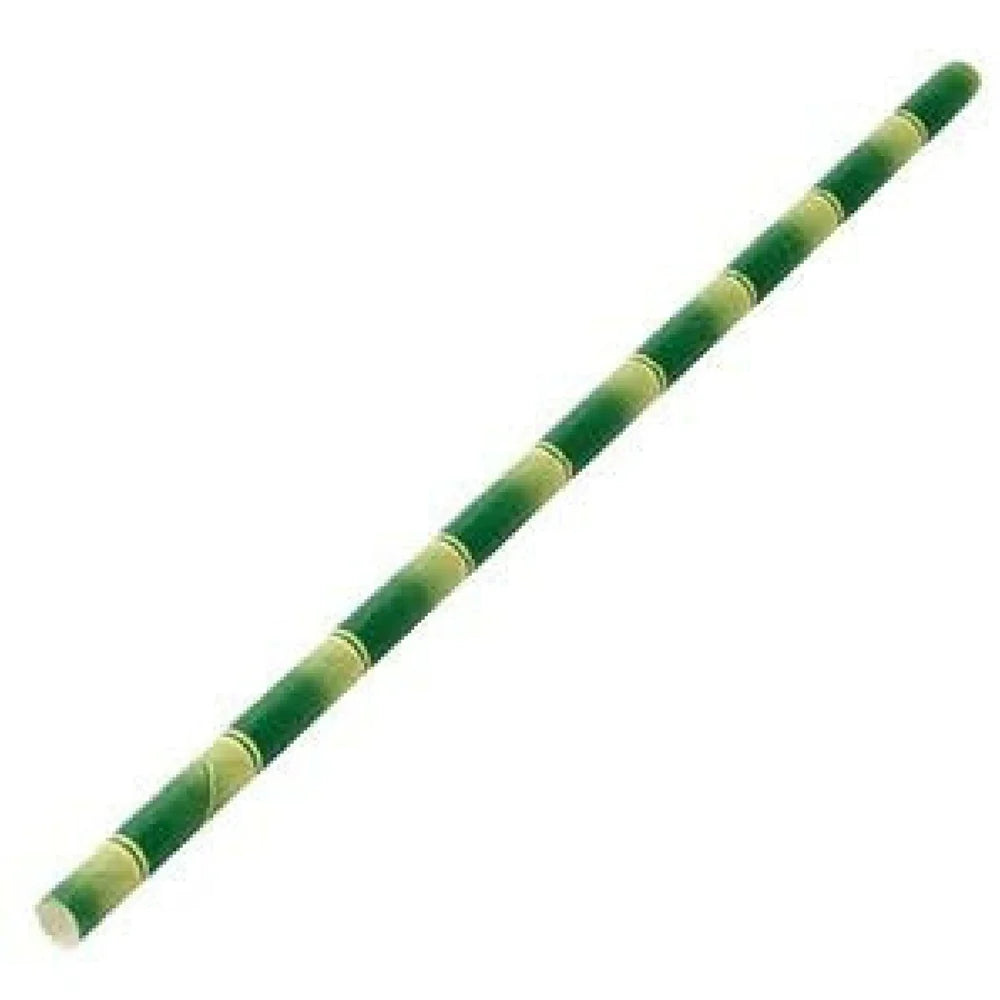 Bamboo Paper Straws 8" - 250 Pack