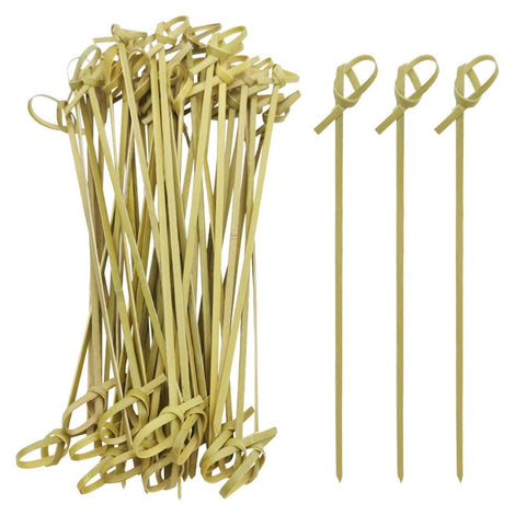 Bamboo Knot Pick  7" - 100pk
