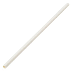 White Paper Straws 8" - 250 Pack