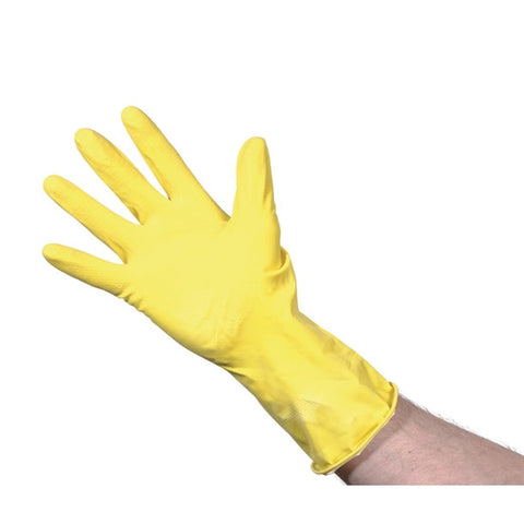 Yellow Rubber Gloves - Large
