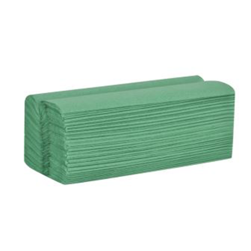 Green C-Fold Hand Towel 1ply 2400 Sheets
