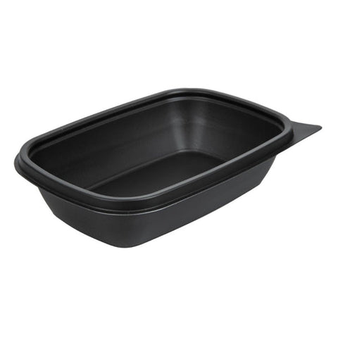 Fastpac Rectangular Black Container 500ml  20x13cm 300pk