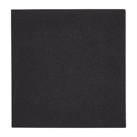 Napkins Black 40cm 3ply - 1000 Pack