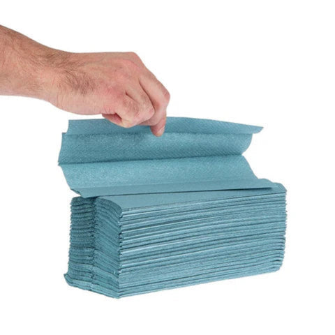 C-Fold_Blue/Green_1ply_2400pk_-_PALLET_-_90_cases