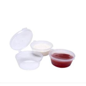 Hinged Sauce Cup/Pot 2oz - 1000 Pack