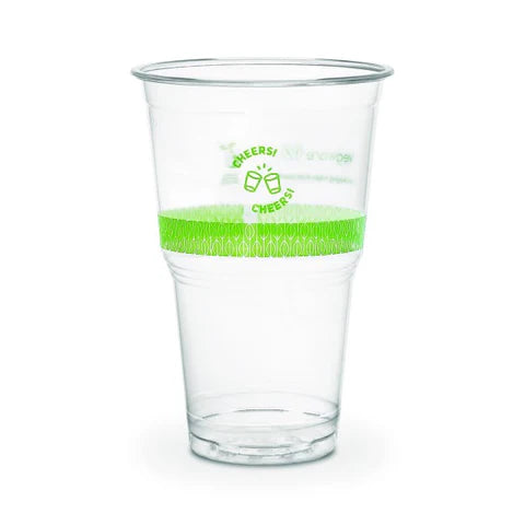 Vegware Pint to Brim PLA Cup UKCA CE Stamped - 1000pk