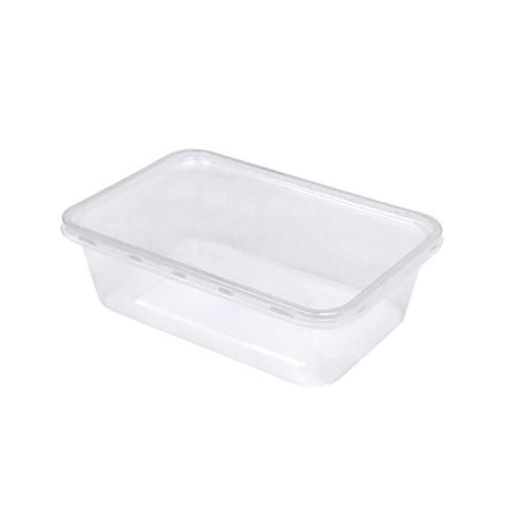 Microwaveable Takeaway Containers & Lids 500CC 250pk