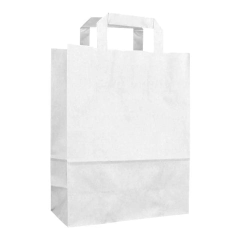 S.O.S White Bags With Handles - Large - 250 Pack