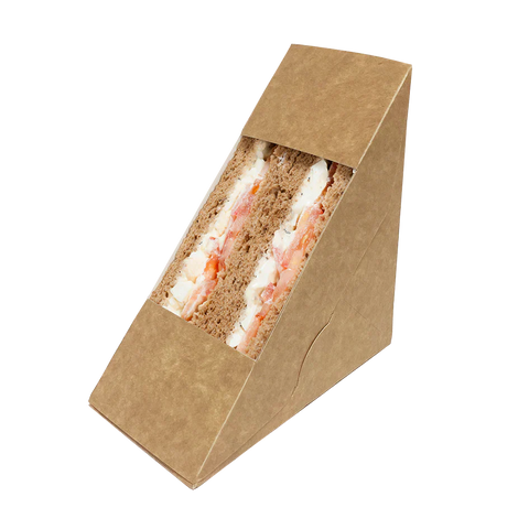 Kraft Standard Sandwich Wedge 65mm 500Pk