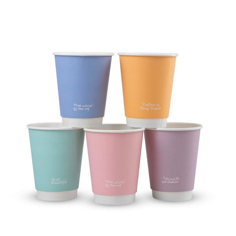 Vegware - 16oz  Feel Good Double Wall Hot Cup, 79-Series - 400pk