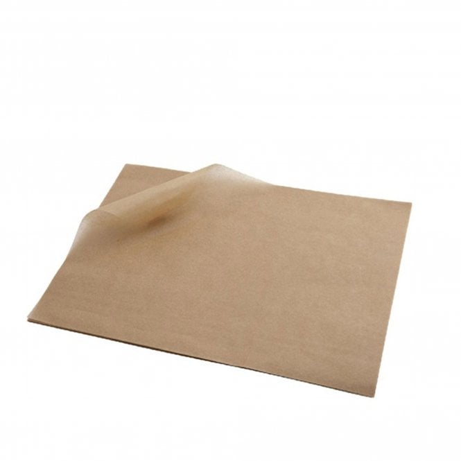 Greaseproof Paper Brown (25 x 20cm) 1000pk