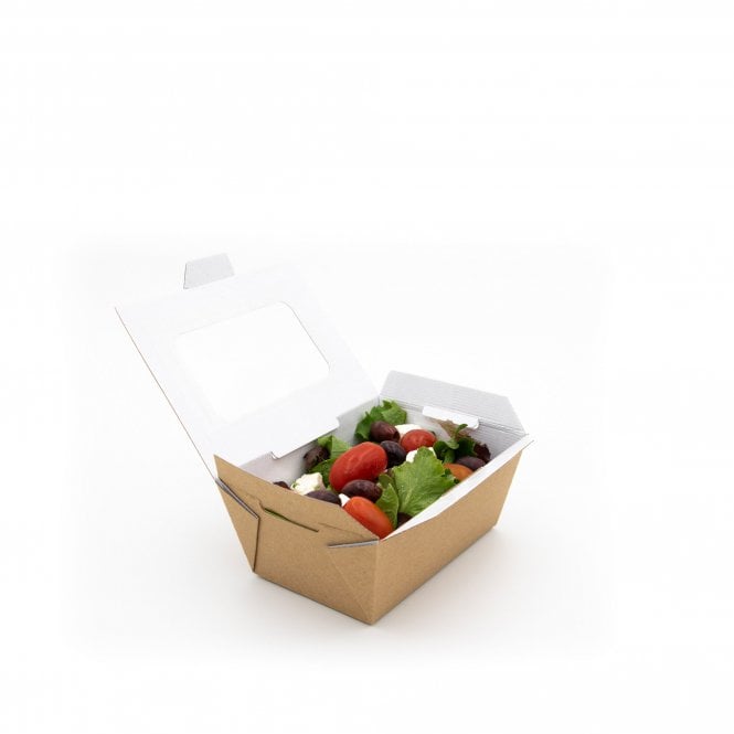 Small Go Packaging Small On The Go Box With Window 250pk – Tiki Packaging